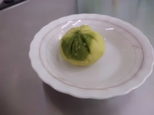 完成した茶巾